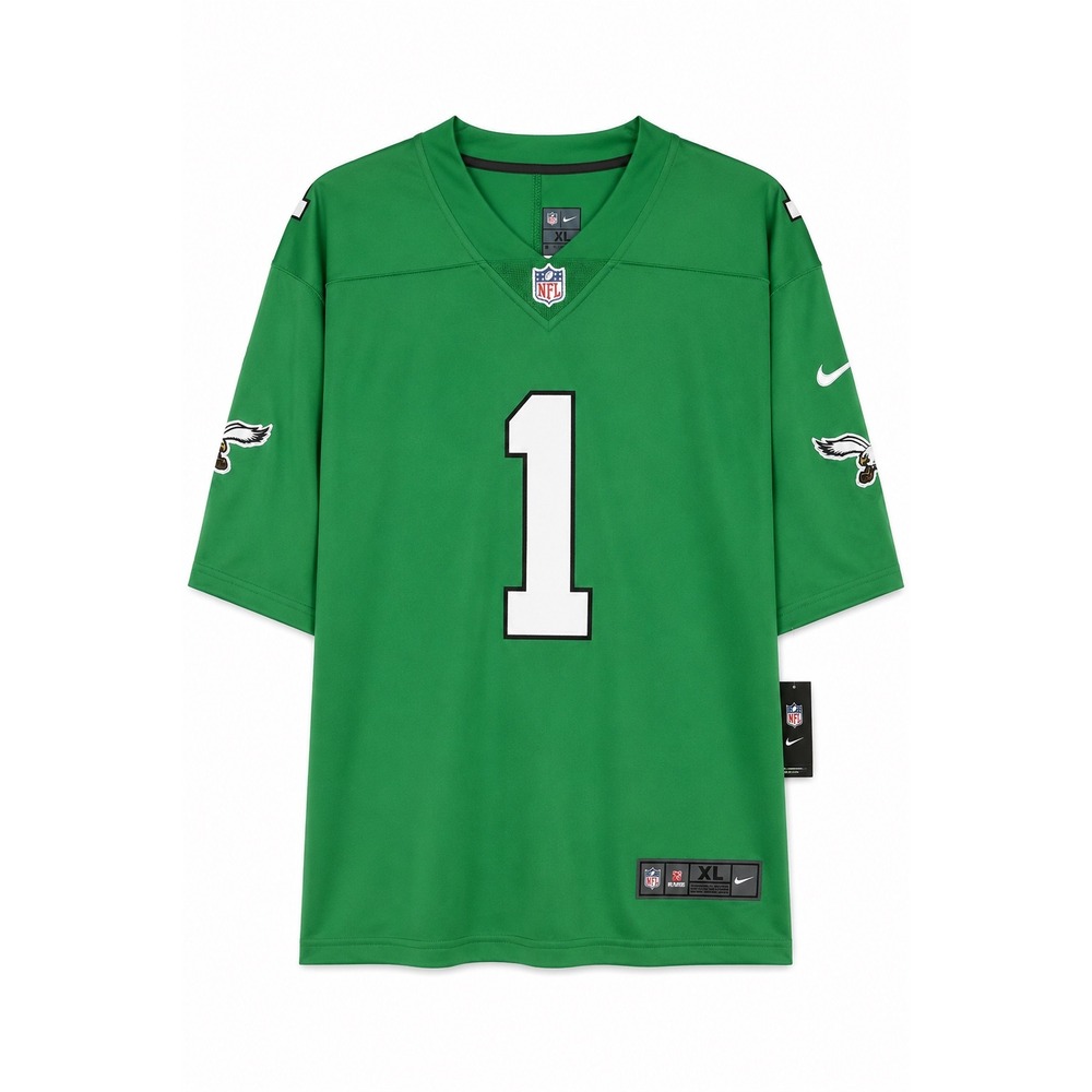 Nike Jalen Hurts Philadelphia Eagles Kelly Green Throwback Jersey Mens XL New